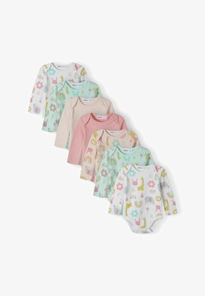 7 PACK - Glaustinukė - coral mint white