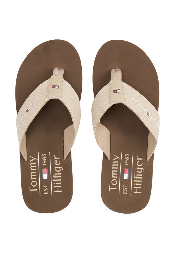 BEACH - T-bar sandals - beige2
