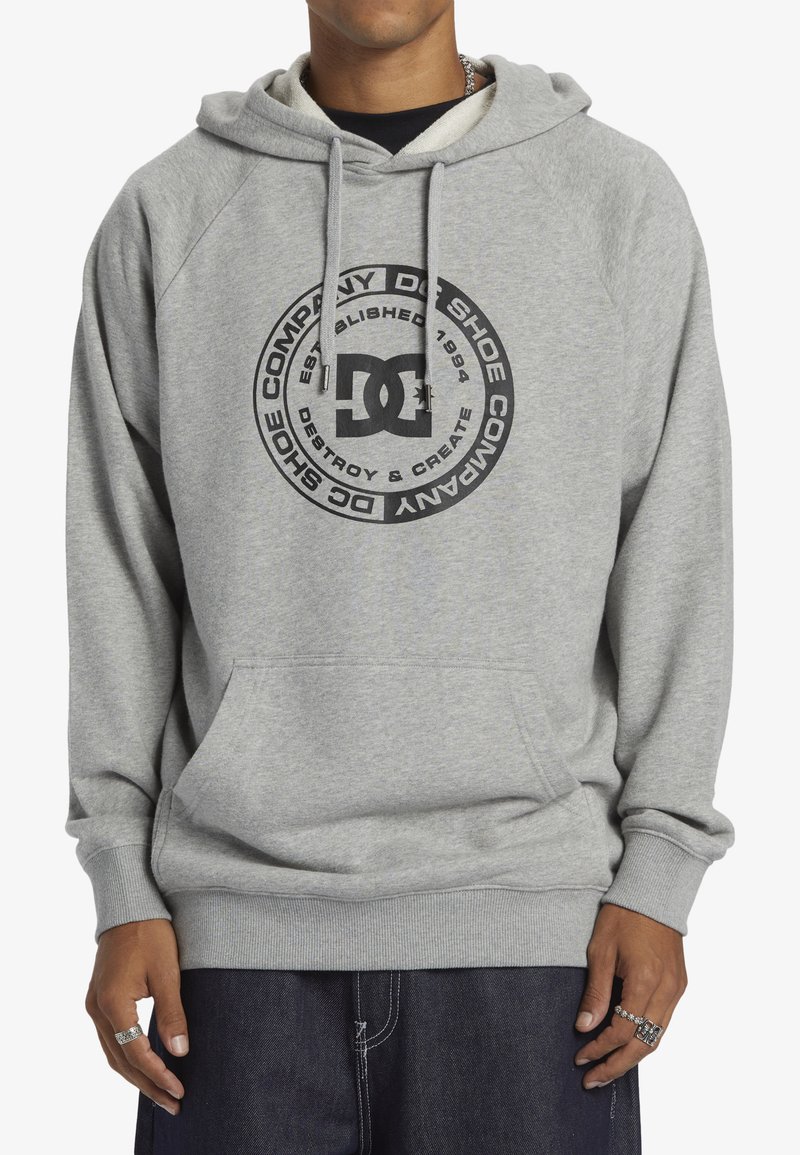 DC Shoes CORPO - Jersey con capucha - knfh heather grey