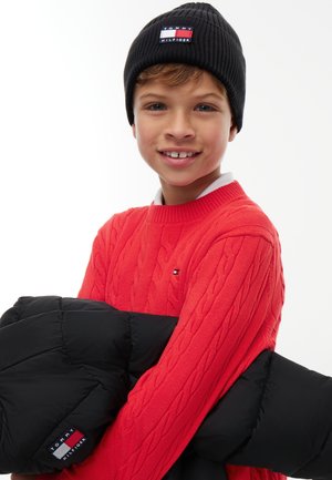 Tommy Hilfiger, HERITAGE FLAG UNISEX - Beanie - black