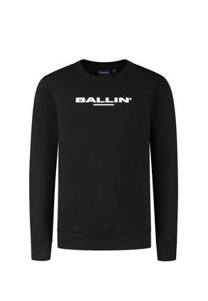 REGULAR FIT CREWNECK LS - Sweater - black