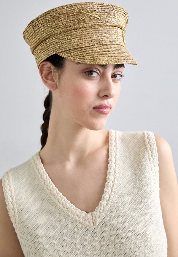 EMBELLISHED BAKER BOY CAP - Beanie