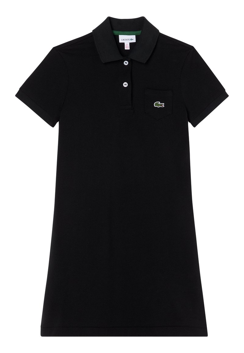 Lacoste SHORT SLEEVE  - Vardagsklänning - black
