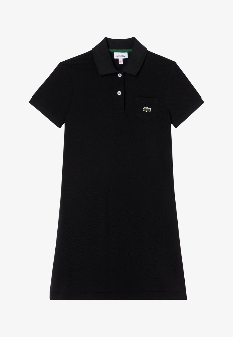 Lacoste SHORT SLEEVE - Freizeitkleid - black