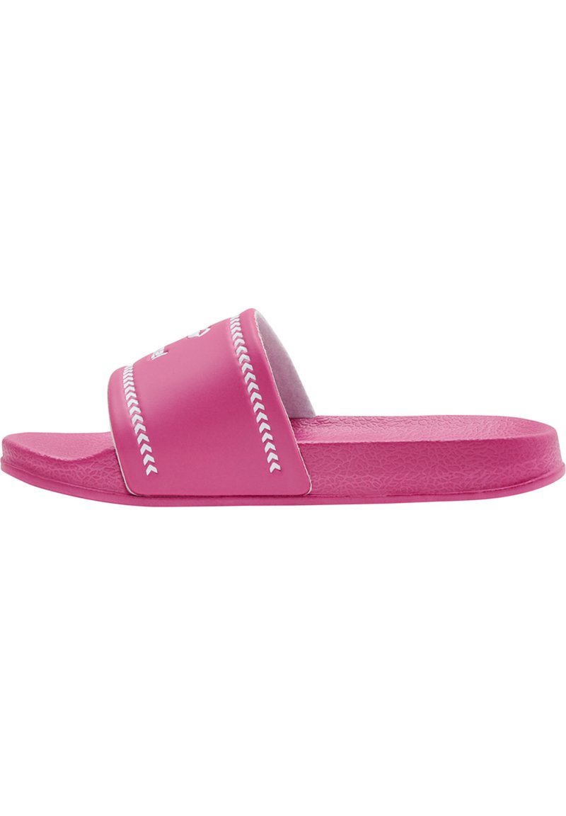 Kinder Riemchensandalen | Hummel Pantolette flach pink - PT61148 Kinder Riemchensandalen | Hummel Pantolette flach pink - PT61148