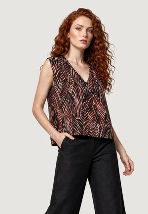 I AM, Blouse - brown