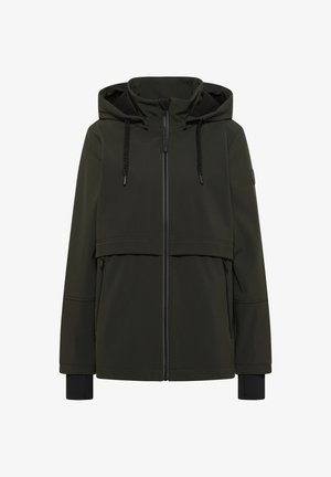 Cecil, SOFTSHELL JACKE MIT ABNEHMBARER KAPUZE - Blouson - olive night