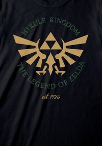 Henry Tiger NINTENDO LEGEND OF ZELDA HYRULE KINGDOM CREST - Camiseta estampada - black