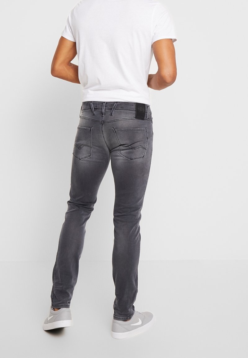 Jean REPLAY Homme Taille W32 L34 Coupe Slim Gris Stretch - Occasion En Parfait État