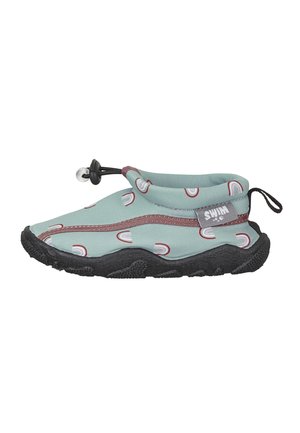Sterntaler AQUA-SCHUH REGENBOGEN - Pool slides - dunkelgrün meliert