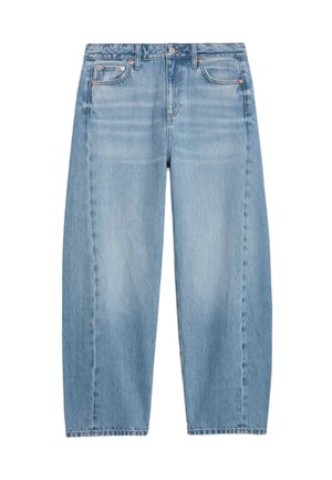 Marks & Spencer MID RISE BARREL  - Jeans Relaxed Fit - light indigo