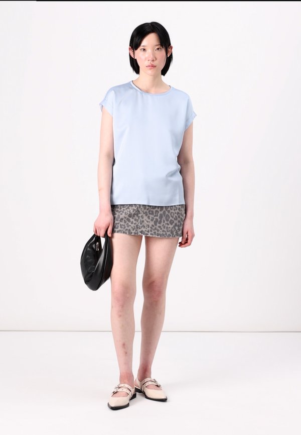 JXSARAH LAURA LEO MW PNT - Denim skirt - thunderstorm4