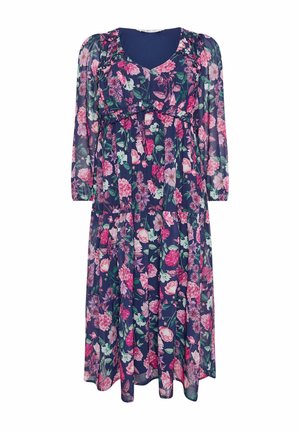 Yours Clothing, WOMEN'S MAXI DRESSES - DRESS - Maxikjoler - navy