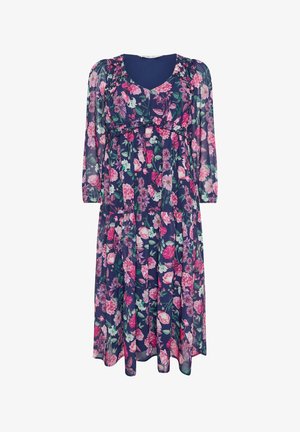 Yours Clothing, WOMEN'S MAXI DRESSES - DRESS - Maxikjoler - navy