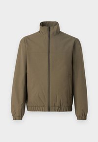 STAND UP COLLAR BLOUSON - Veste imperméable - jungle soil green