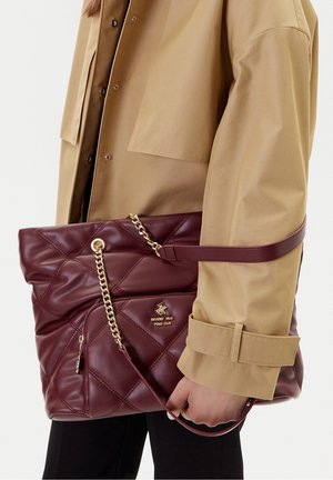 Beverly Hills Polo Club, BEVERLY HILLS POLO CLUB BAG WOMEN'S BURGUNDY CEO-BHPC-C-010-08 - Shopping bags - burgundy