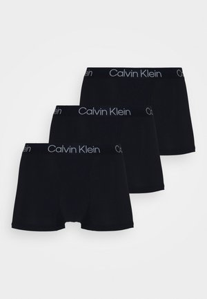 TRUNK 3 PACK MODERN STRUCTURE COTTON - Boxerbriefs - black