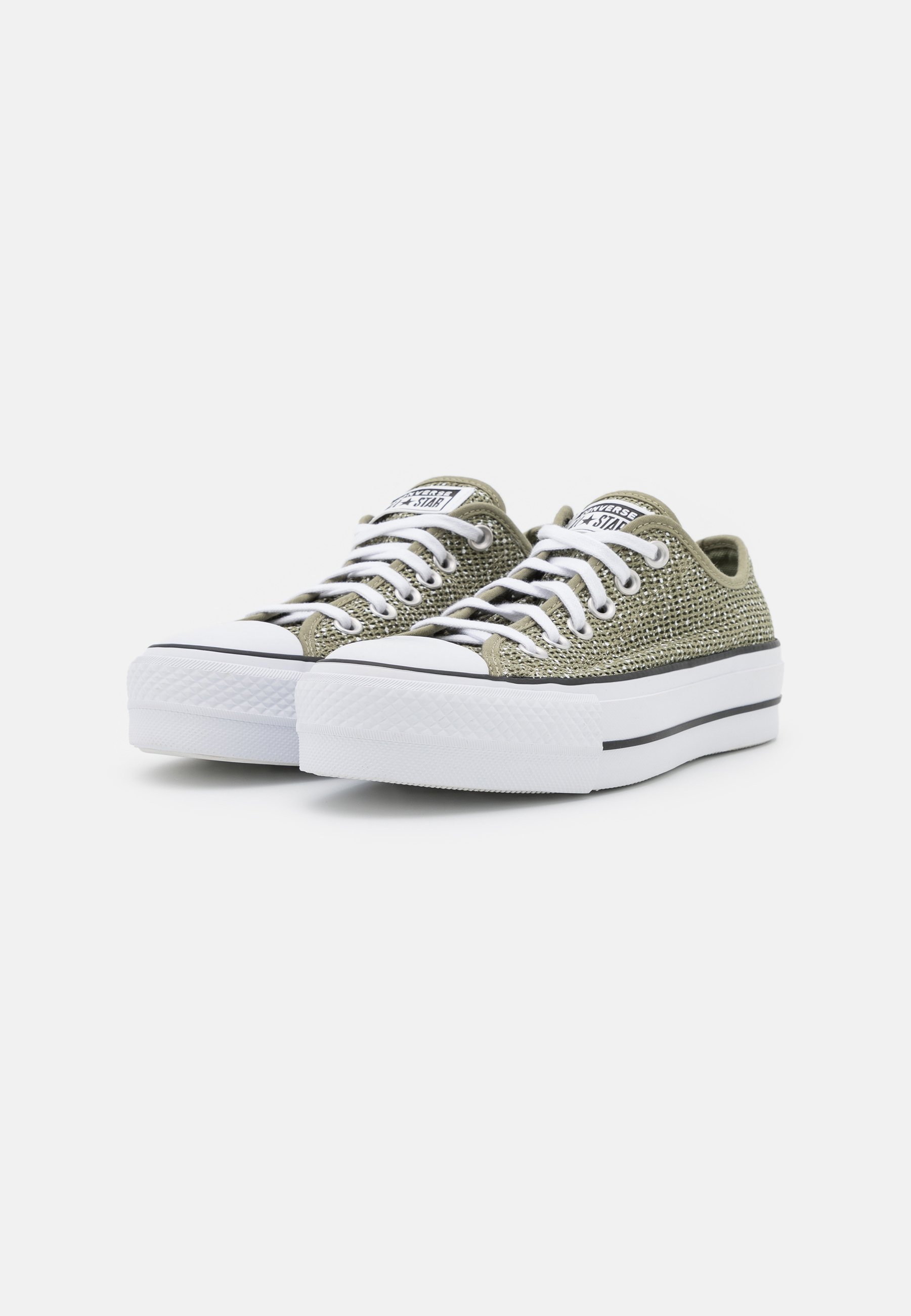 platform sage green converse