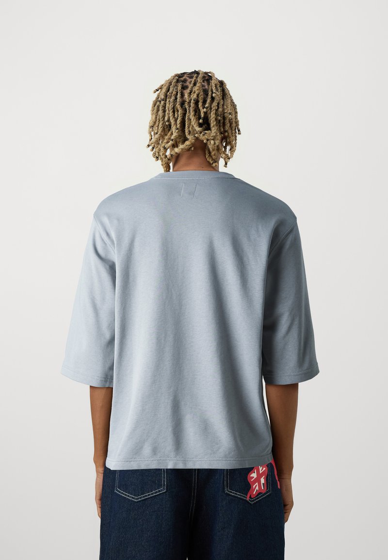 GAP FASHION LOGO CREW - Triko s potiskem - pilot grey