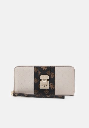 CARLSON LARGE ZIP AROUND - Portafoglio - stone/multi