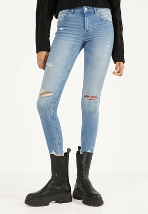 Skinny-Farkut - blue denim