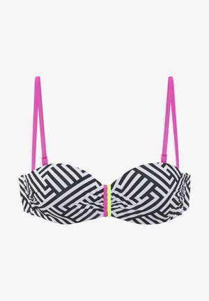 Buffalo, Bikini-Top - schwarz-weiß
