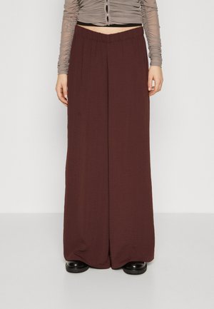 JDY JDYDIVYA PALAZZO - Παντελόνι - fudge