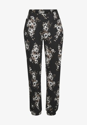 BEACH PANTS - Accesoriu plajă - schwarz/crem