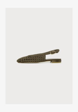 Stuart Weitzman, MARINA SLINGBACK - Μπαλαρίνες με λουράκι στον αστράγαλο - golden-coloured olive