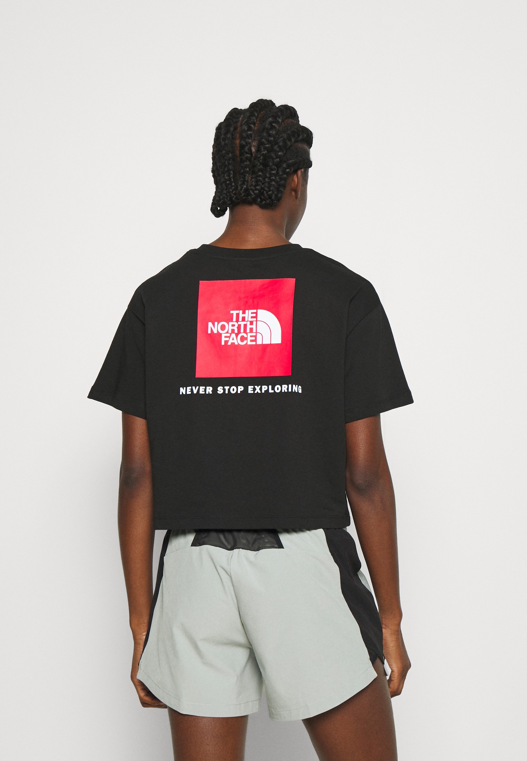 SIMPLE DOME TEE - Print T-shirt - black 