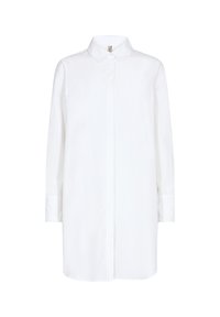 Camicia bianca button-up con colletto classico, maniche lunghe e taglio dritto. Realizzata in tessuto di cotone morbido con un design pulito e minimalista.