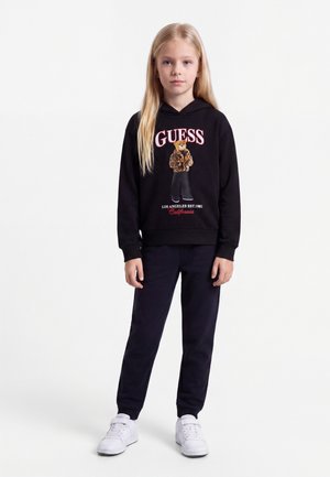 Guess JUNIOR  RELAXED REGULAR ACTIVE  - Sweat à capuche - jet black