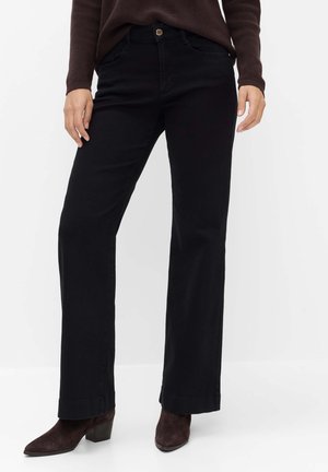 BRAX STYLE MAINE - Flared jeans - clean black black