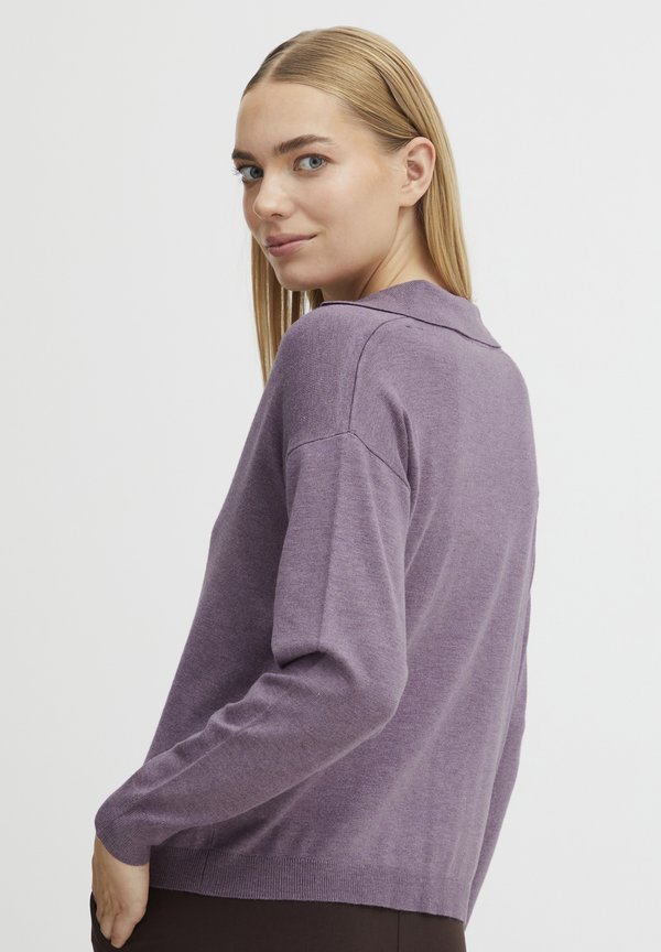 BYPIMBA - Jumper - grape jam melange4