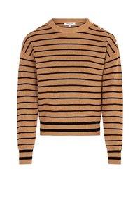 Morgan STRIPED - Maglione - camel