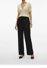 Vero Moda Tygbyxor - black