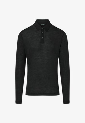 LIU JO, LIU JO TENCEL POLO - T-shirt à manches longues - black