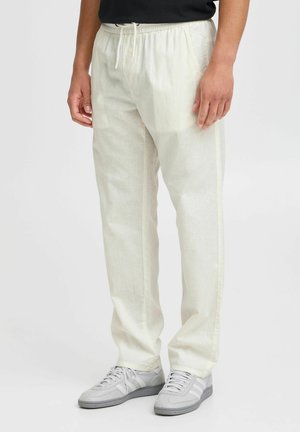 Blend BHBAY LINEN MIX - Trousers - snow white