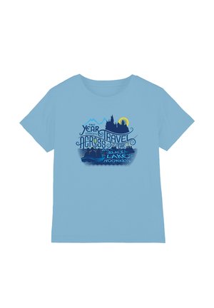 Cotton Soul, HARRY POTTER BIG BLACK LAKES UNISEX - T-Shirt print - light blue
