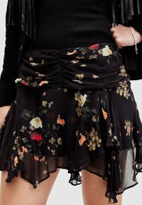 AllSaints ERICA KORA SKIRT - Minifalda - black