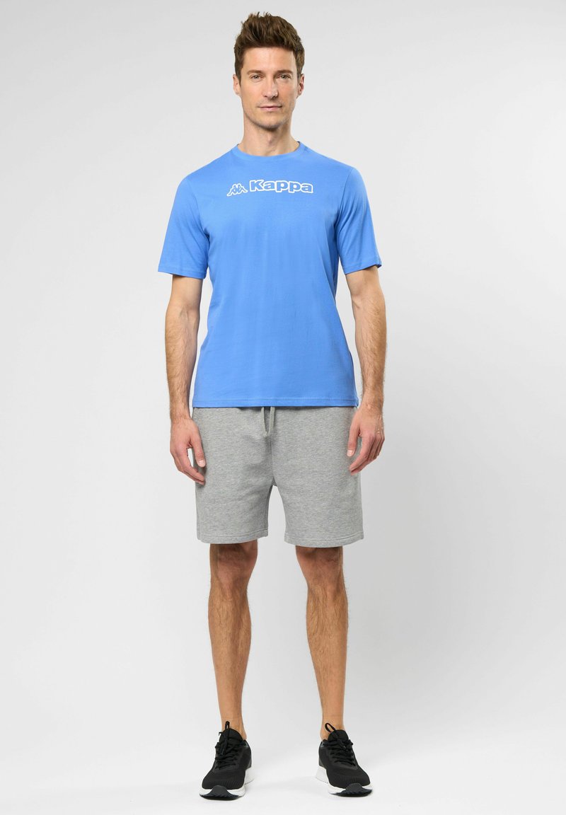 Kappa 3-PACK - T-shirt print - blue grey md melange black