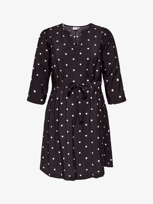 ONLY Carmakoma, DRESS CARCARRIE MIDI DRESS - Vestido informal - black