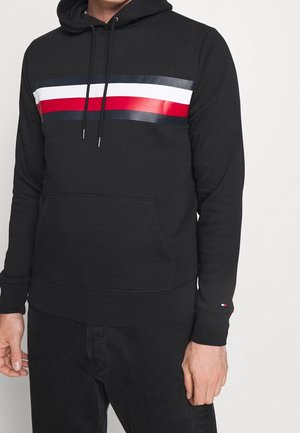 Felpa con cappuccio - black