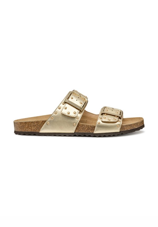 BRIONIA - Pantolette flach - gold