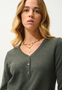 Authentic Cashmere GABLE - Strickpullover - mottled khaki