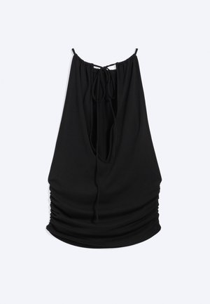 Weekday, HALTER NECK TOP - Débardeur - black