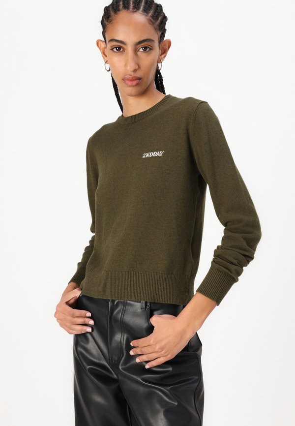 LANCE  - Jumper - olive night3