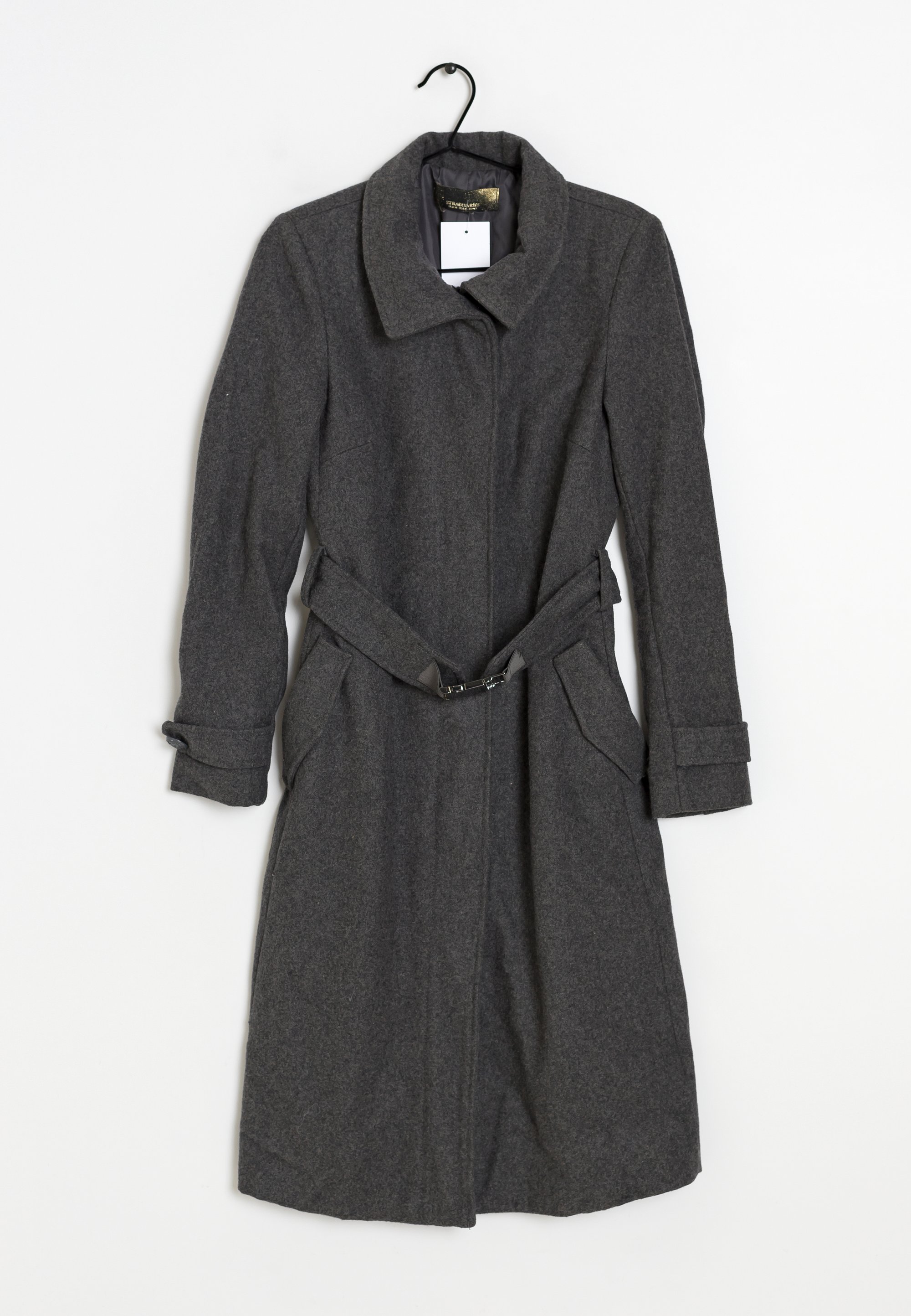 Mantel Stradivarius Cappotto Grigio Stradivarius Mantel Grau