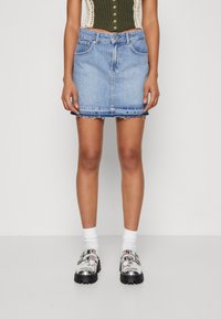 ONLY ONLNELIA SKIRT - Denimová sukňa - light blue denim