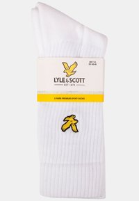 Lyle & Scott HAMILTON 3 PACK - Chaussettes - weiss